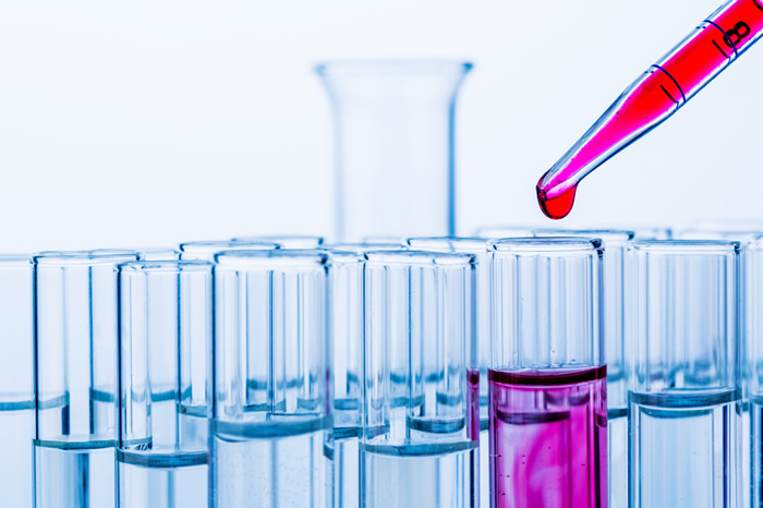 Befüllung von Reagenzgläsern